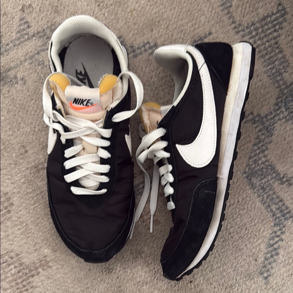 Nike Black and White Retro Sneakers